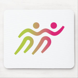 Mousepad ilustração de grupo de corredores