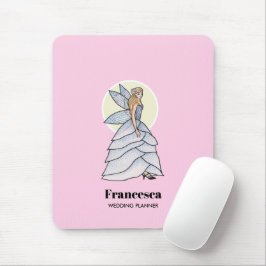 Mousepad Ilustração de Moda do Vestido da Princesa Fada