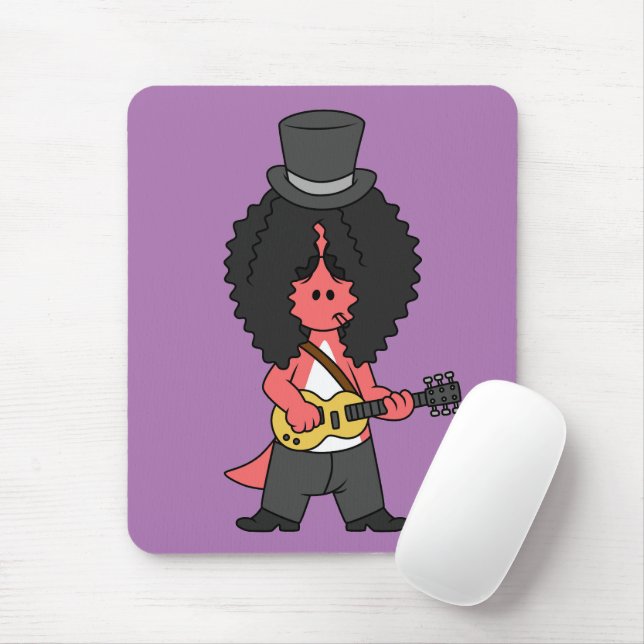 Mousepad Ilustração De Um Allosauro Vestido Como Estrela De (Com mouse)