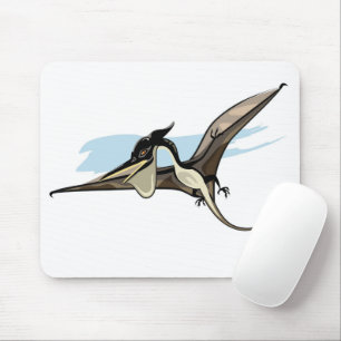 Mousepad Ilustração De Um Dinossauro Pteranodon.