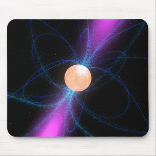 Mousepad Ilustração de um pulsar 2