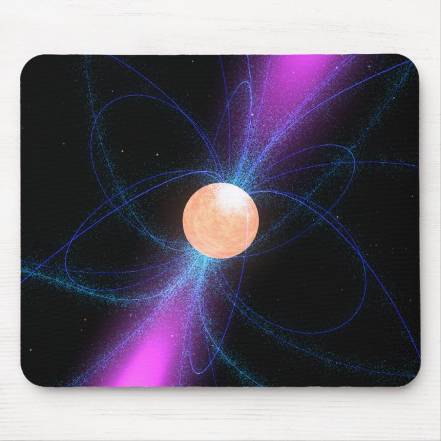 Mousepad Ilustração de um pulsar 2 (Frente)