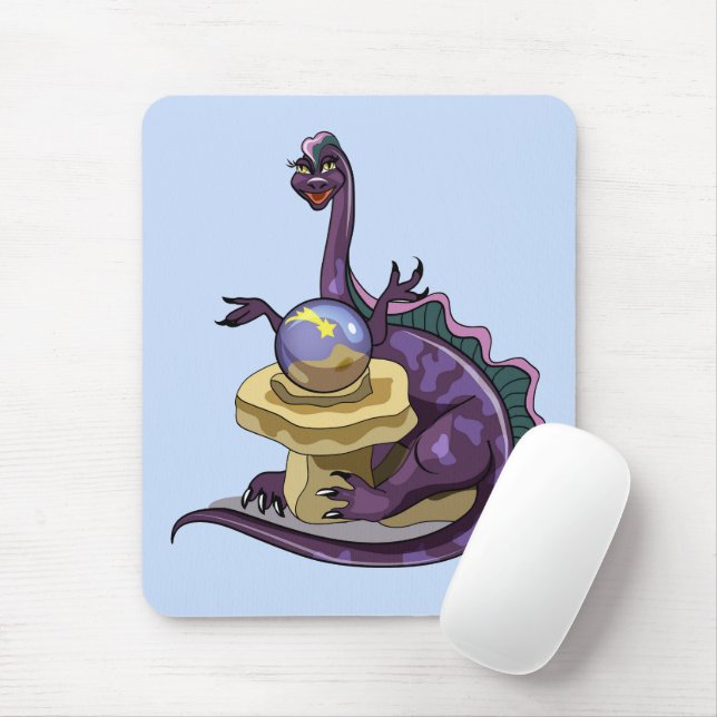 Mousepad Ilustração De Um Teller Da Fortuna Plateossauro. (Com mouse)