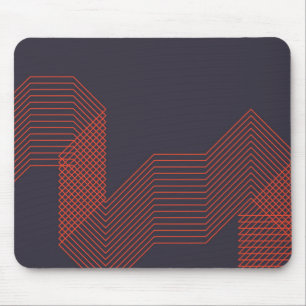 Mousepad Ilustração decorativa legal e simples de tendência