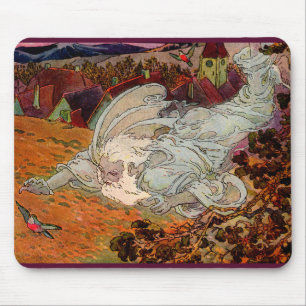 Mousepad ilustração do 1920 o vento norte