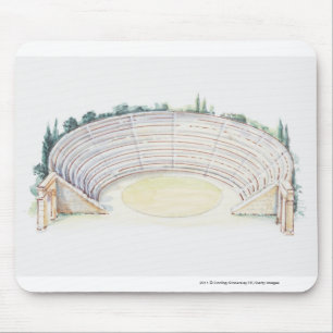 Mousepad Ilustração do anfiteatro romano