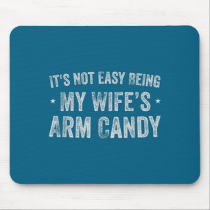 Mousepad Ilustração do Braço da Esposa Não é Fácil