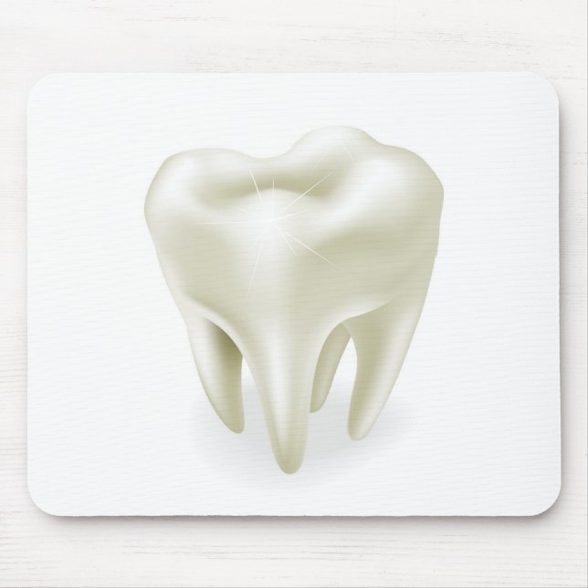 Mousepad Ilustração do dente (Frente)
