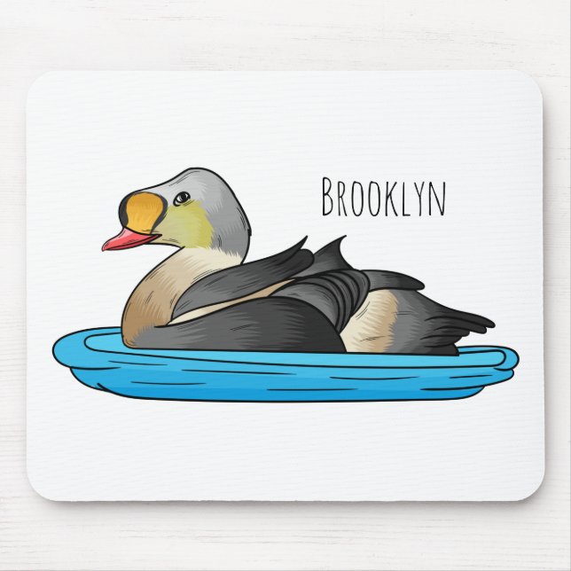 Mousepad ilustração do desenho do Rei Eider  (Frente)