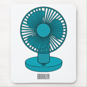Mousepad Ilustração do desenho do ventilador