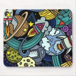 Mousepad ilustração do grafite