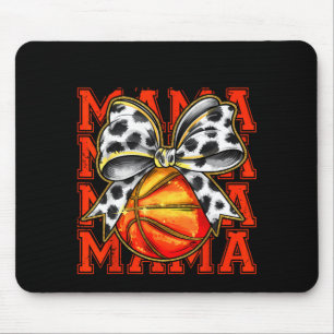 Mousepad Ilustração do Jogo da Mãe de Basquete com Laço Coq