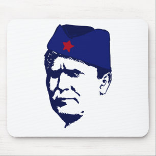 Mousepad Ilustração do retrato de Broz do josip de Tito