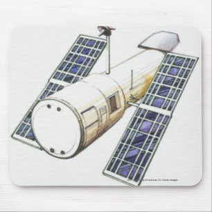 Mousepad Ilustração do satélite usada detectando