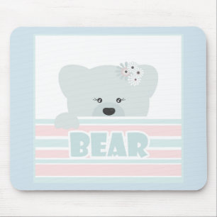 Mousepad Ilustração do urso crianças impressão infantil