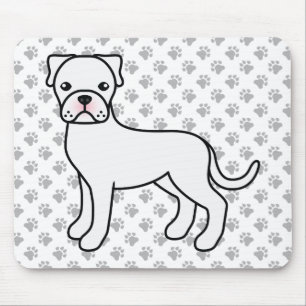 Mousepad Ilustração e patas do desenho de um cãozinho br