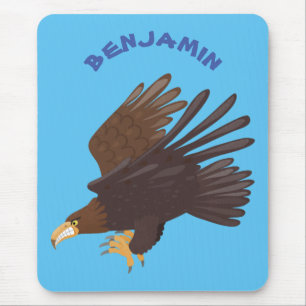 Mousepad ilustração engraçada de desenho animado com ág