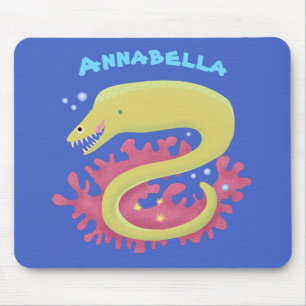 Mousepad Ilustração engraçada de desenho animado de engu