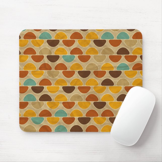 Mousepad Ilustração Geométrica Colorida Artística – Moderna (Com mouse)