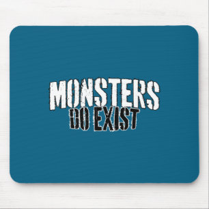 Mousepad Ilustração Monstros Existem
