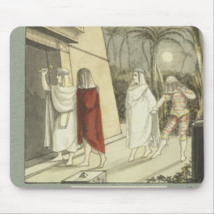 Mousepad Ilustração para a flauta mágica de Mozart "", 1845