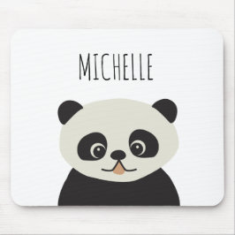 Mousepad Ilustração Personalizada de Panda Cuta