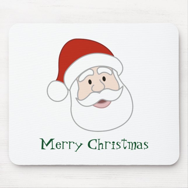 Mousepad Ilustração & texto de Papai Noel (Frente)