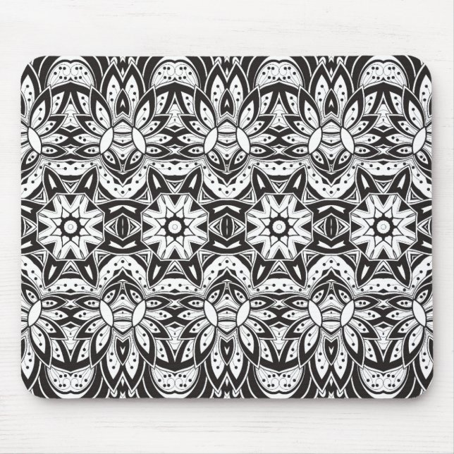 Mousepad Ilustração tribal inspirada do estilo (Frente)