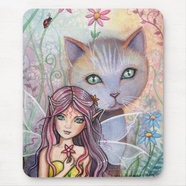 Mousepad "ilustrações de molly harrison" (Frente)