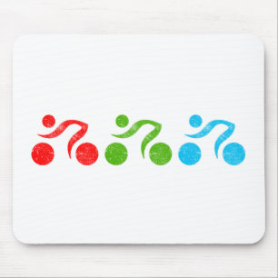 Mousepad Ilustrador de bicicleta divertida