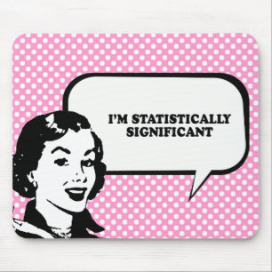 Mousepad IM ESTATÌSTICA t-shirt SIGNIFICATIVO