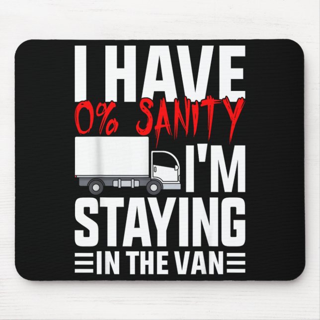Mousepad I'm Staying In Tha Van Funny Phasmophobia Gamer Wo (Frente)