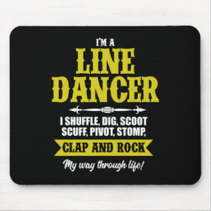 Mousepad Im Um Dançarino De Linha Dançante De Linha Dançant