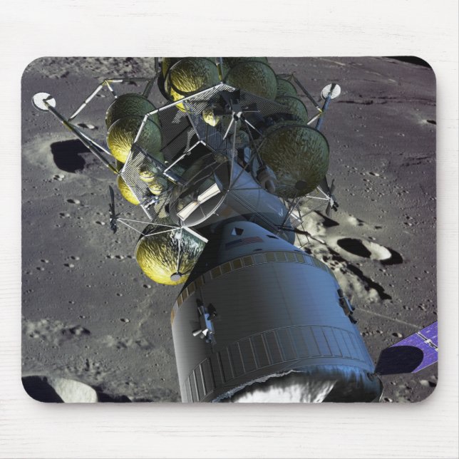 Mousepad Imagem artística de uma nova nave espacial para a  (Frente)