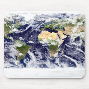 Mousepad imagem da Verdadeiro-cor da terra inteira