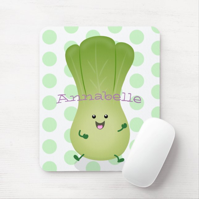 Mousepad Imagem de desenho animado bonito de "baby bok choy (Com mouse)