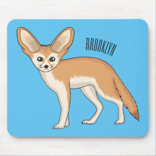 Mousepad Imagem de desenho animado de fennec fox