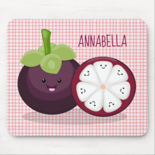 Mousepad Imagem de desenhos animados roxos e bonitos