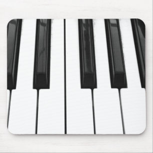 Mousepad Imagem de imagem branca preta da chave de teclado