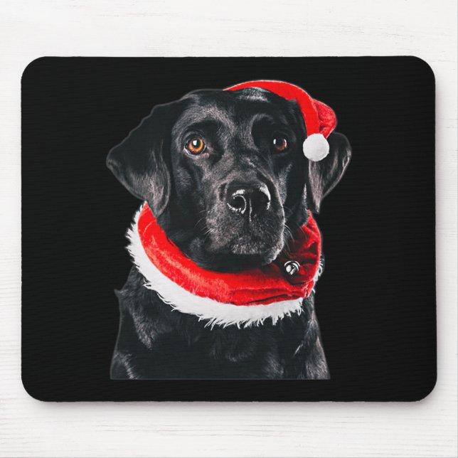 Mousepad Imagem de Natal de Santa Hat, Fita de Laboratório  (Frente)