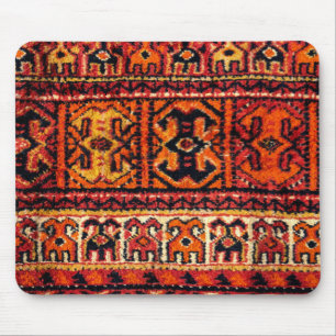 Mousepad Imagem de um tapete vintage. Textura impressionant