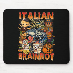 Mousepad Imagem do Brainrot Italiano Halloween C