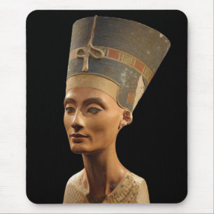 Mousepad Imagem do busto de Nefertiti no museu de Neues