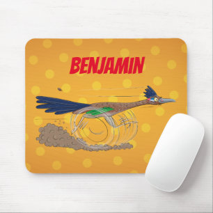 Mousepad Imagem engraçada de desenho animado de pássaros