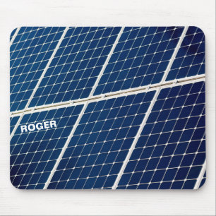 Mousepad Imagem engraçada de um painel de energia solar