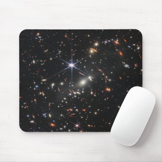 Mousepad Imagem Infravermelho Mais Profunda do Universo | J (Com mouse)