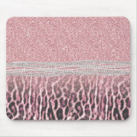 Imagem Luminosa Cinzenta Cor-de-Rosa com Leopardo 