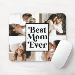 Mousepad Imagem Personalizada da Melhor Mãe Branca Negra<br><div class="desc">Este é um Pad de Mouse Personalizado de Foto da Melhor Mãe Branca Negra!</div>