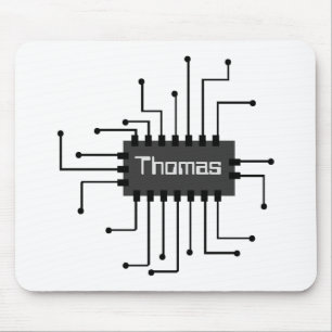 Mousepad Imagem personalizada do chip IC do computador