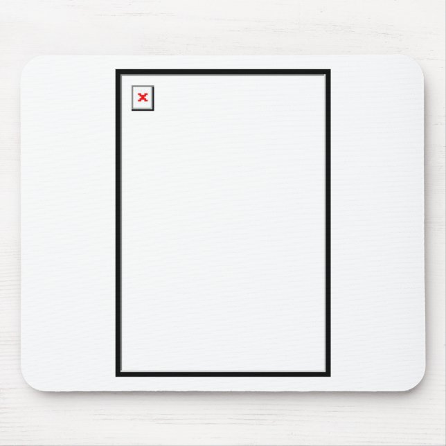 Mousepad Imagem quebrada (Frente)